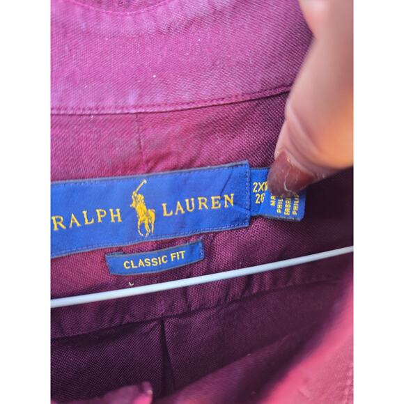 Ralph Lauren Big & Tall Men’s 2XB Long Sleeve Button Up Bundle – Lot of 2 - Picture 6 of 6